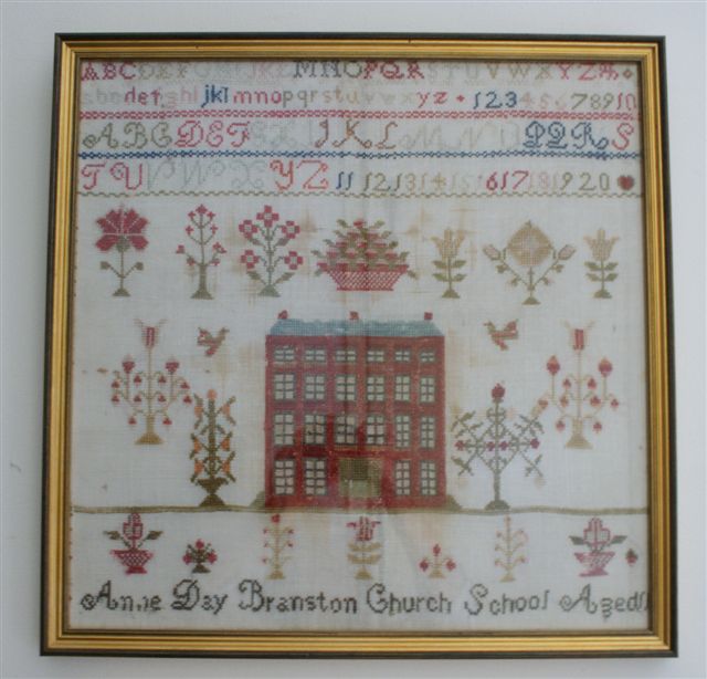 Ann Day's embroidery sample